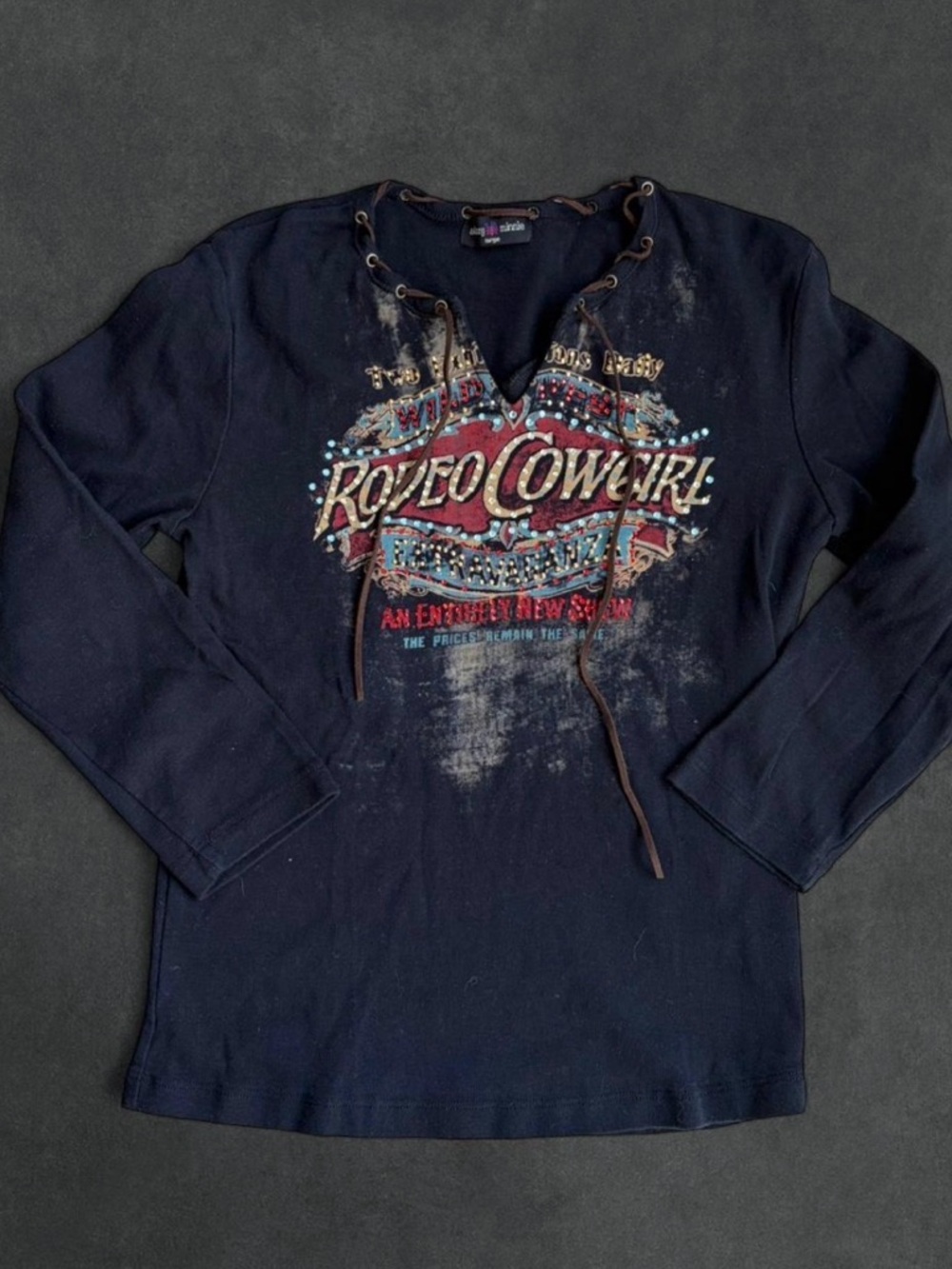 Y2K Rodeo Cowgirl Quarter Long Sleeve